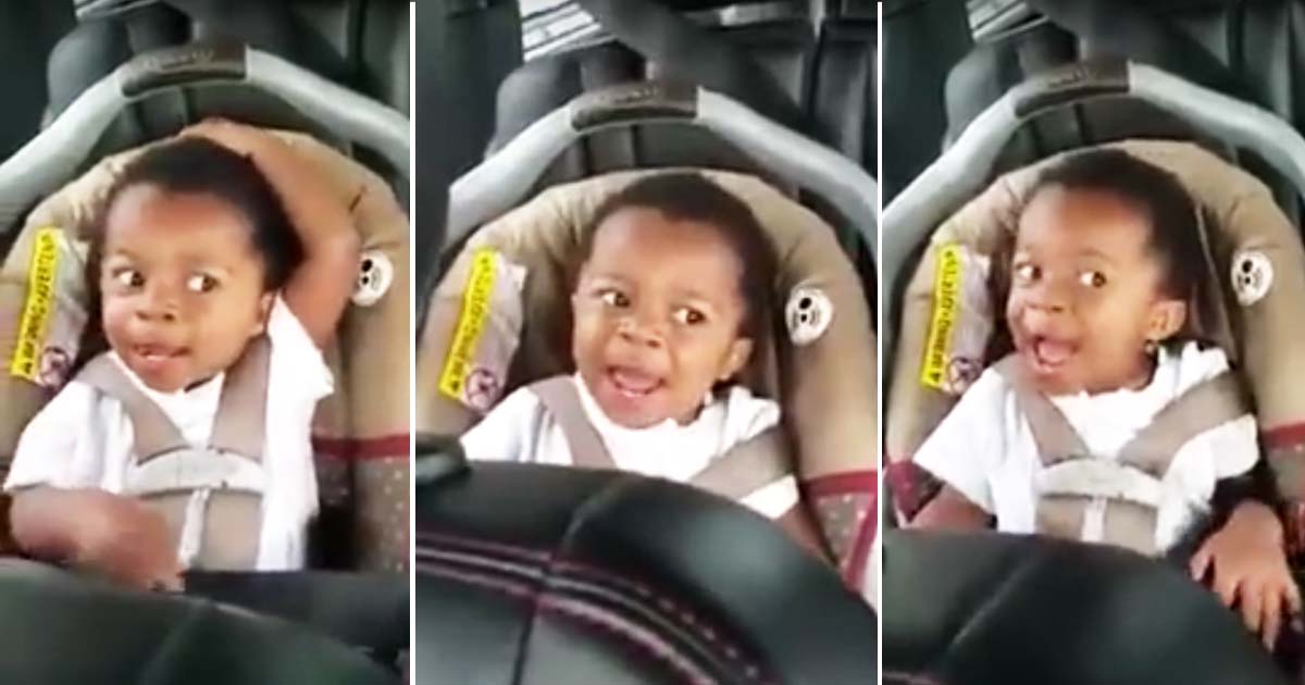 toddler worshipping God