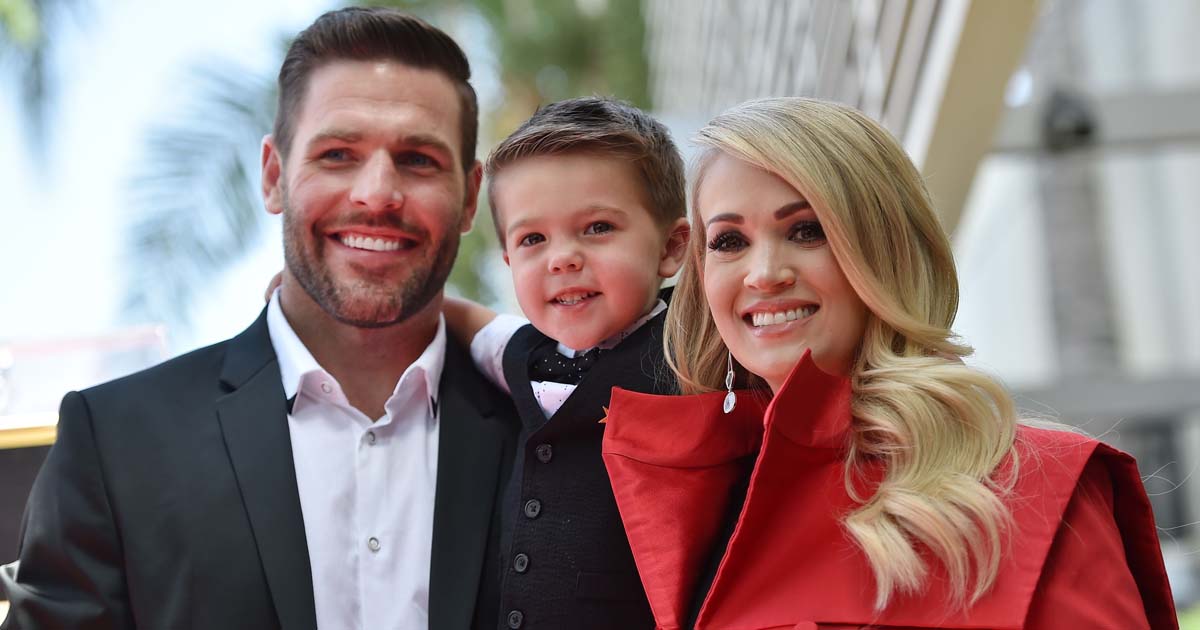 Carrie-underwood-mike-fisher-and-son-Isaiah-Michael