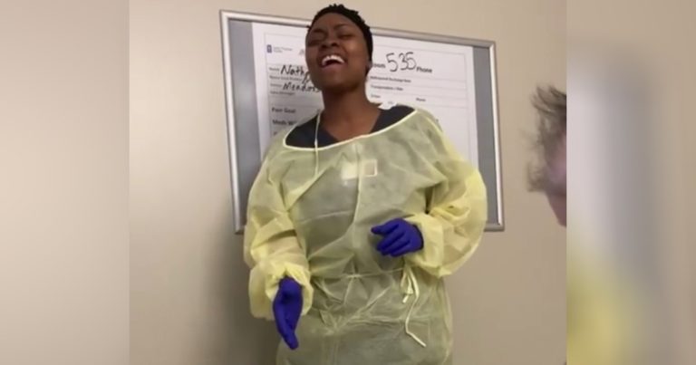 nurse sings Amazing-Grace