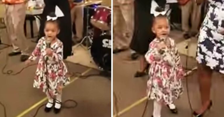 girl-worshipping-at-church