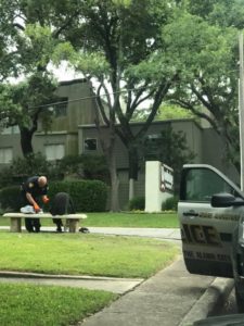 texas officer buys shoes for homeless