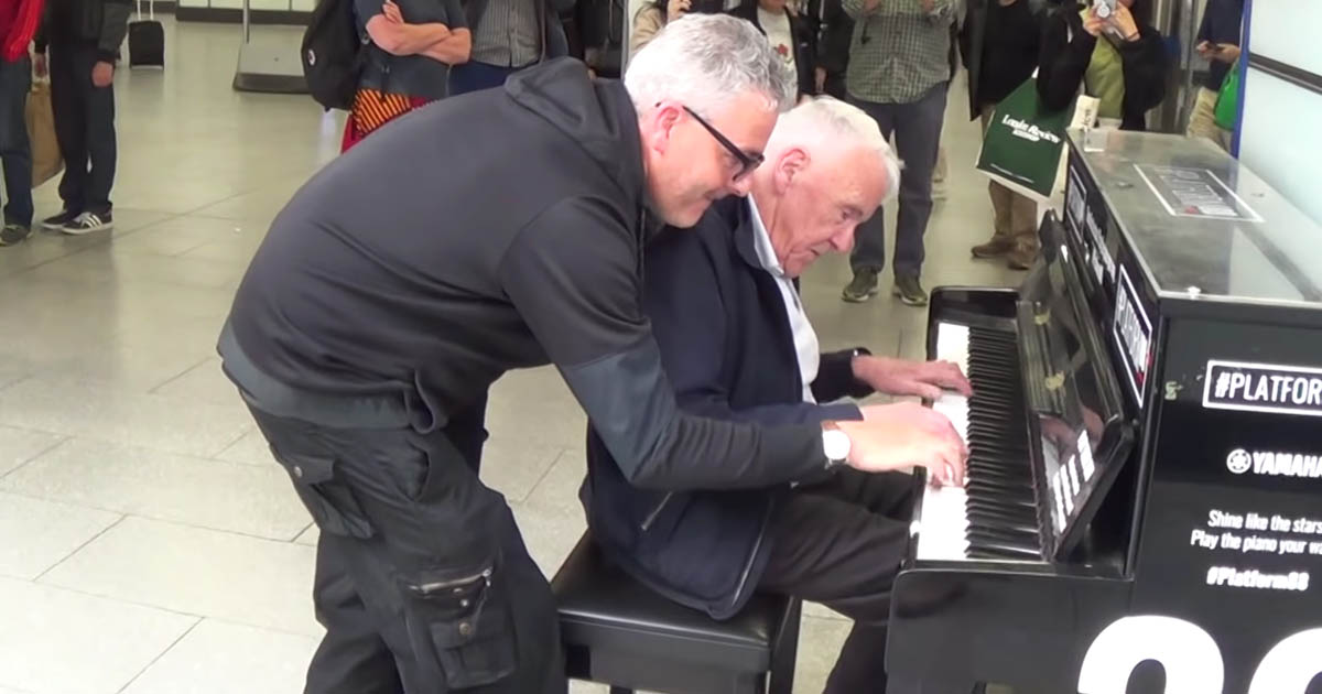 Brendan Kavanagh's piano performance with senior