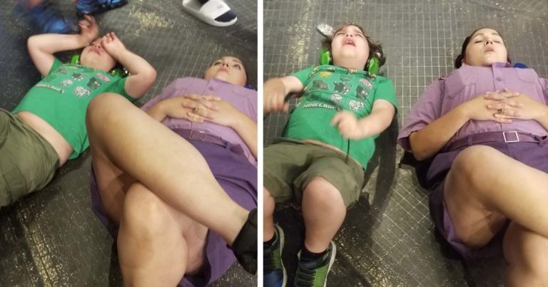 employee-comforts-autistic-boy