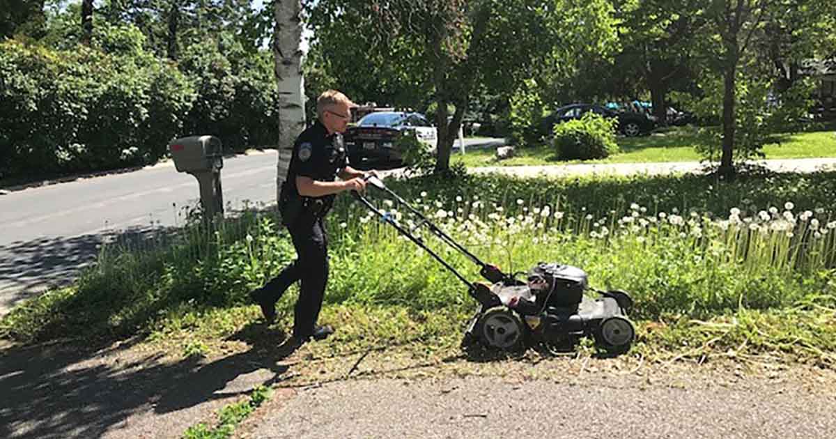 officer-mow-lawn