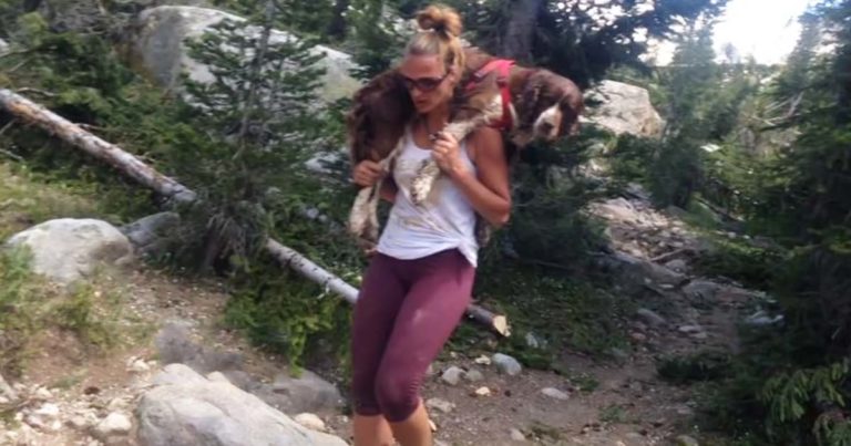 woman-carries-dog