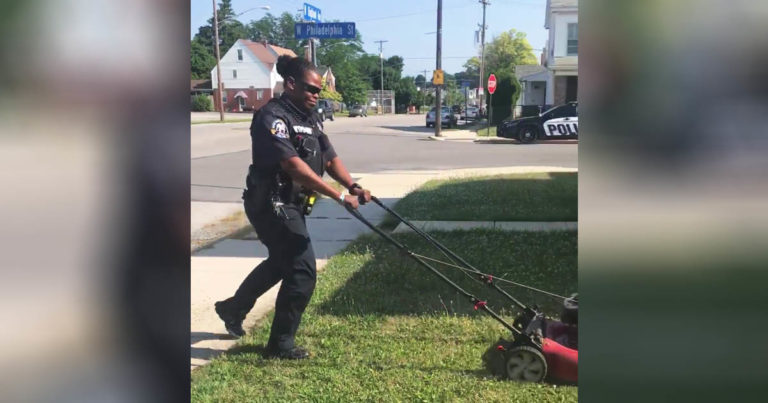 officer-mow-lawn