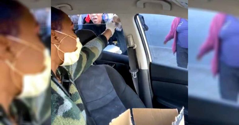 woman-helps-homeless-coronavirus