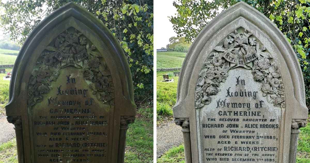 family-clean-gravestones
