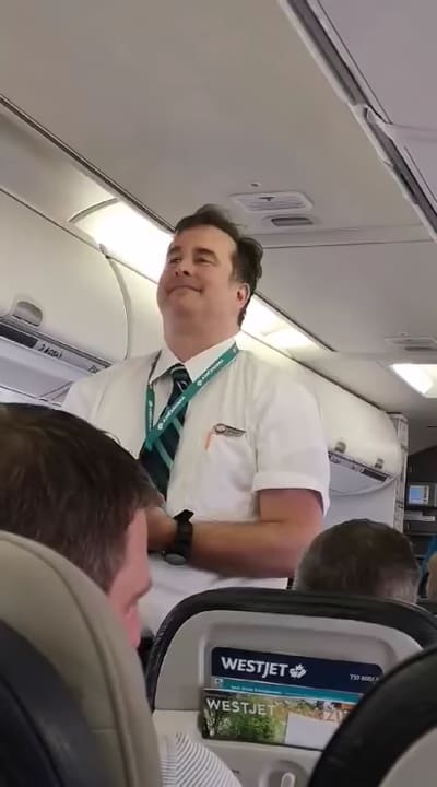 westjet-funny-announcement