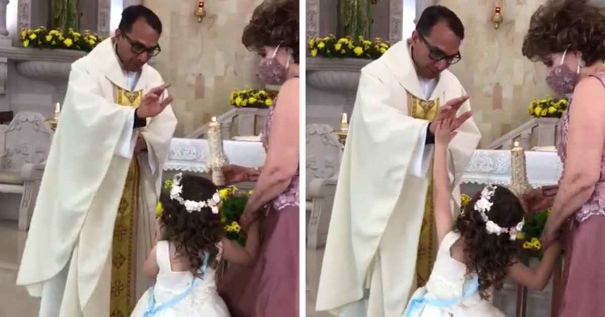 girl-high-five-priest