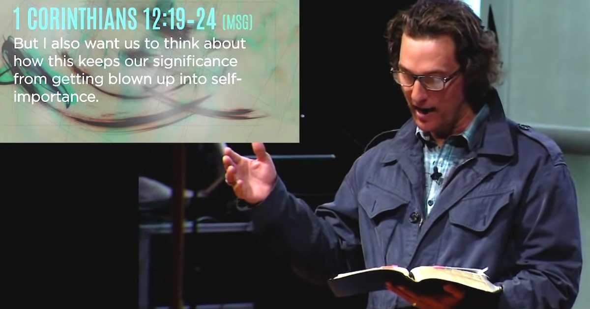 Matthew McConaughey Bible
