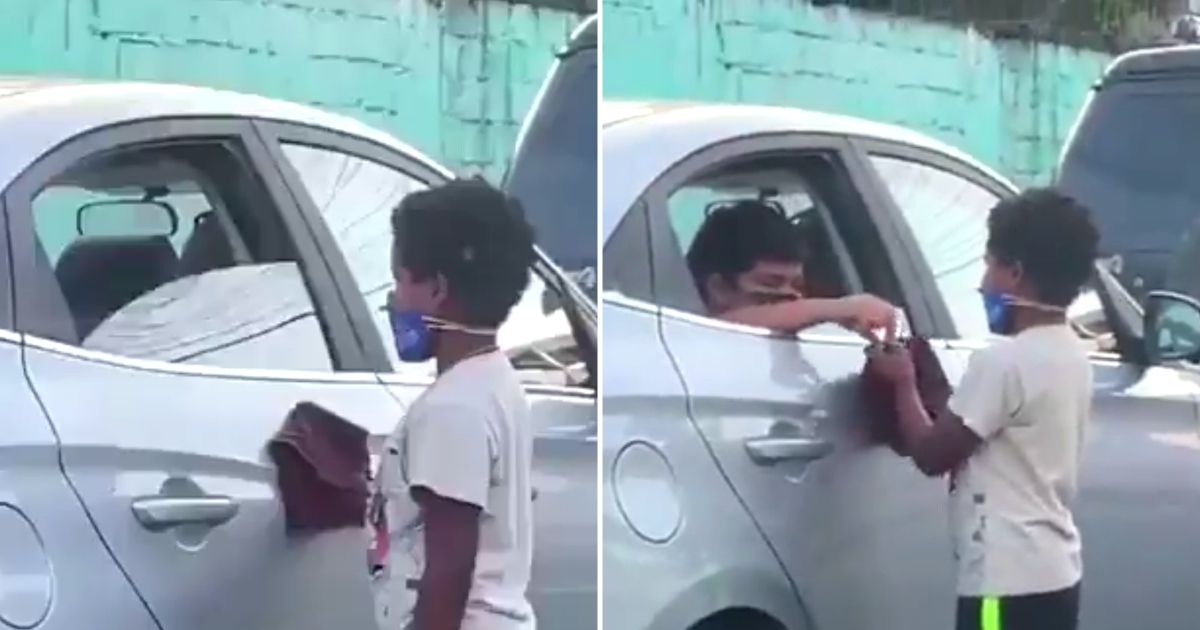 boys at traffic