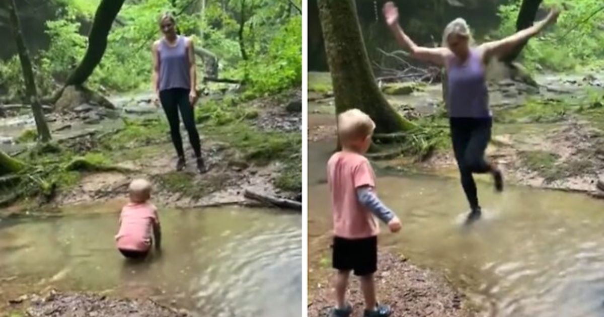 boy-helps-woman-cross-water
