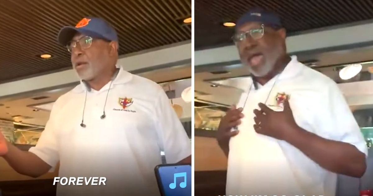 husband serenades wife