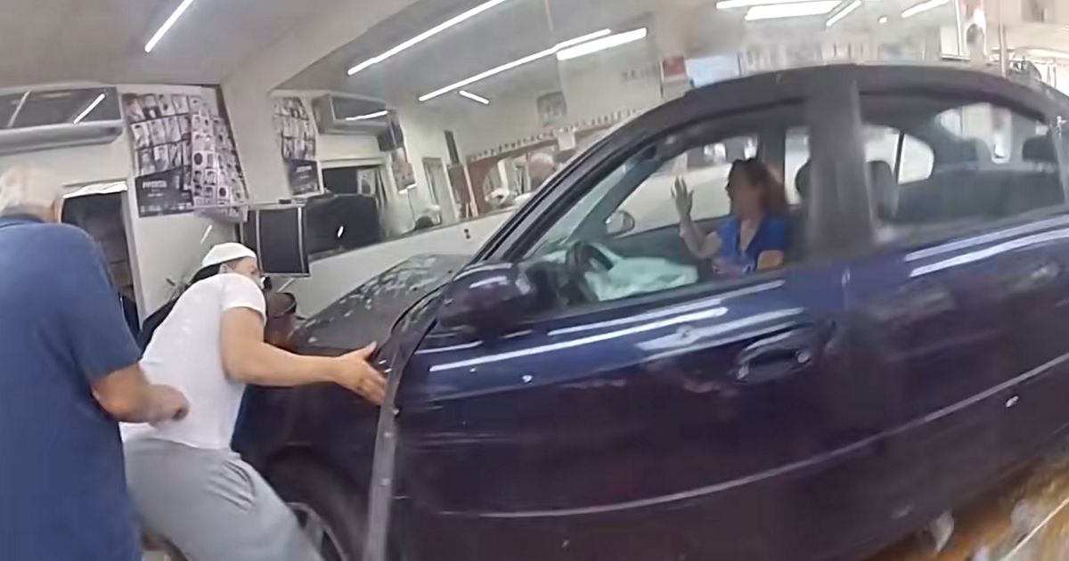 baby rescued from underneath car