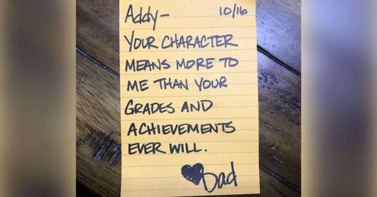 dad lunch notes