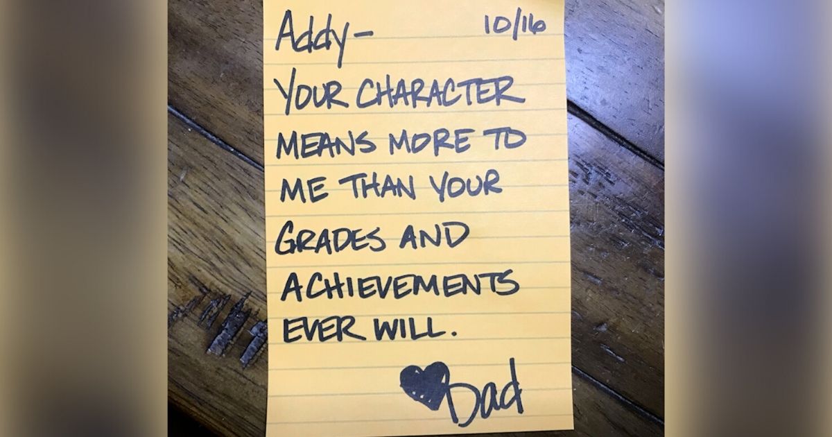 dad lunch notes