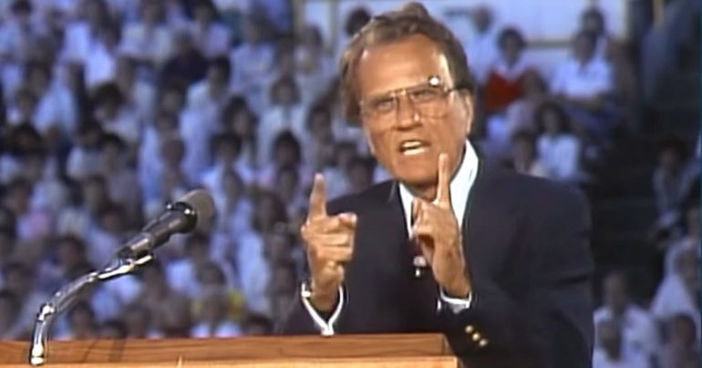 running away from god sermon Billy graham