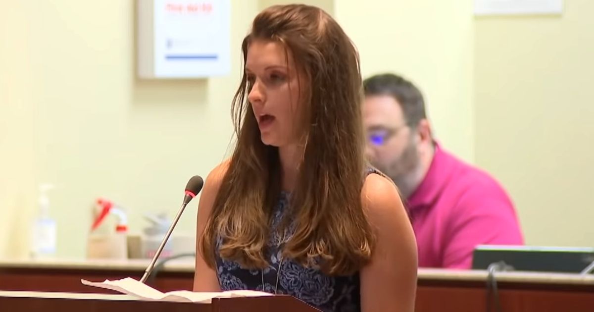 teacher quits job at board meeting Laura Morris