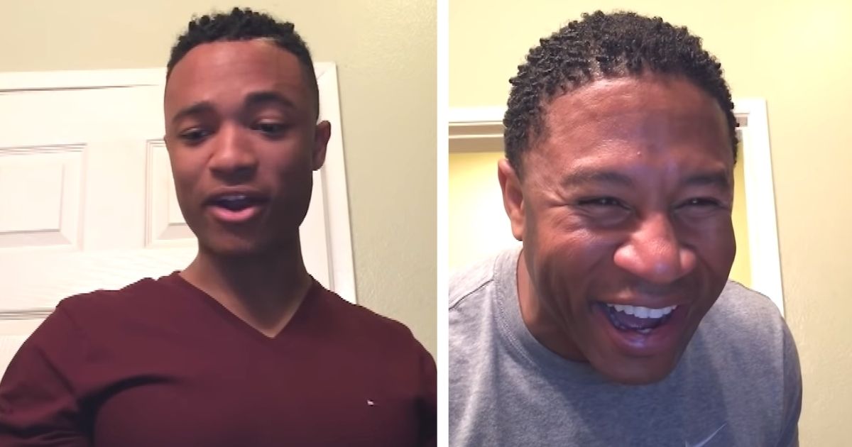 teen surprises dad UCLA