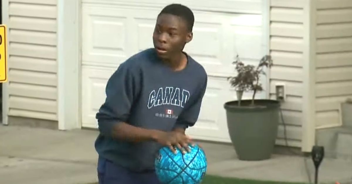 neighbor surprises basketball fan