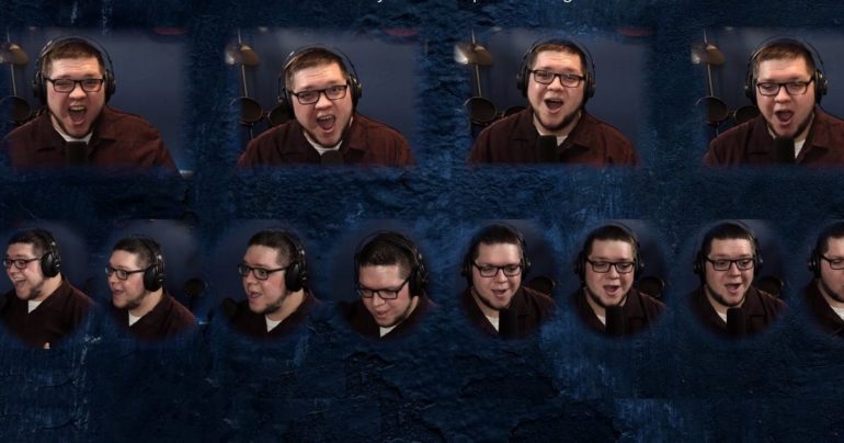 beautiful savior a cappella Michael Lining