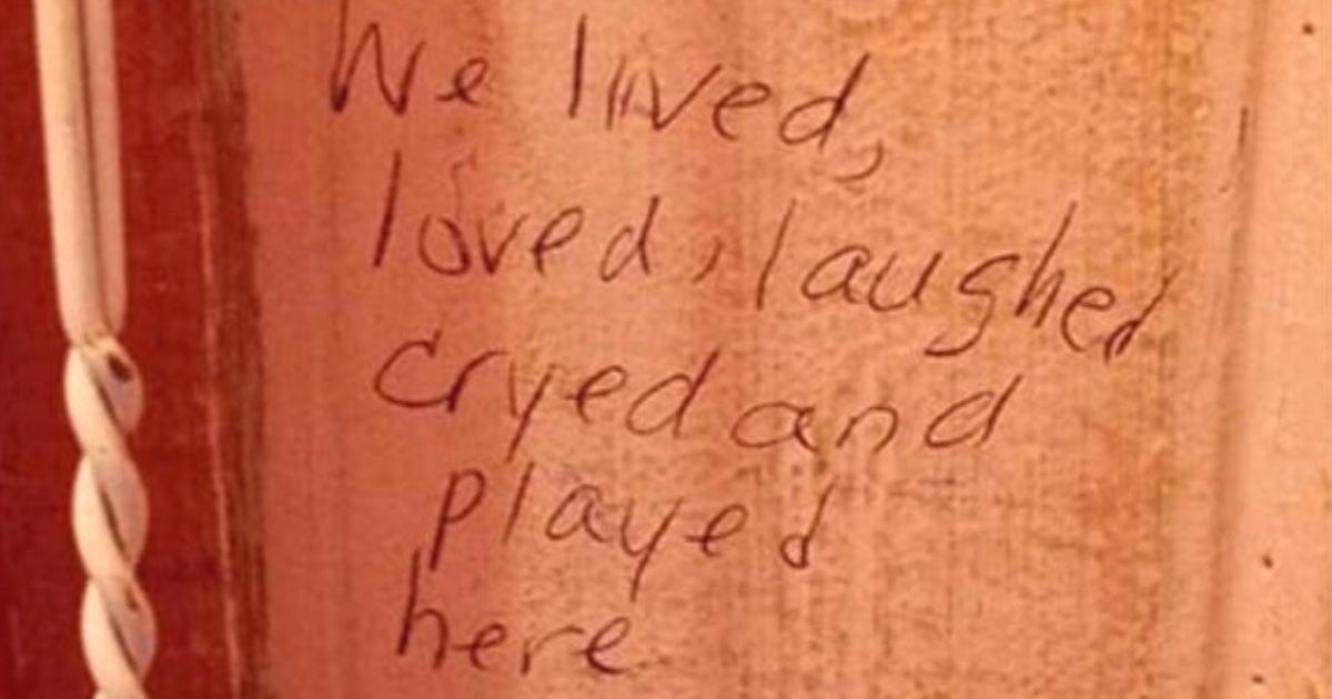 message written on wall