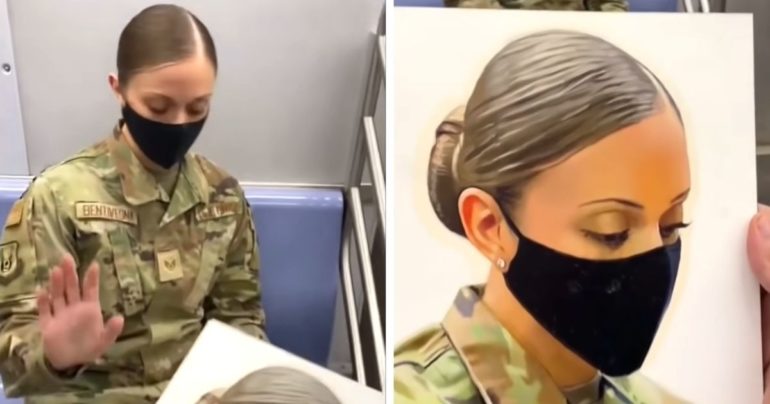 subway soldier painting