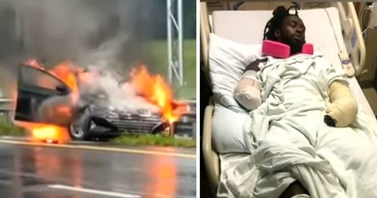 man saves pregnant woman Kwanelle Parker