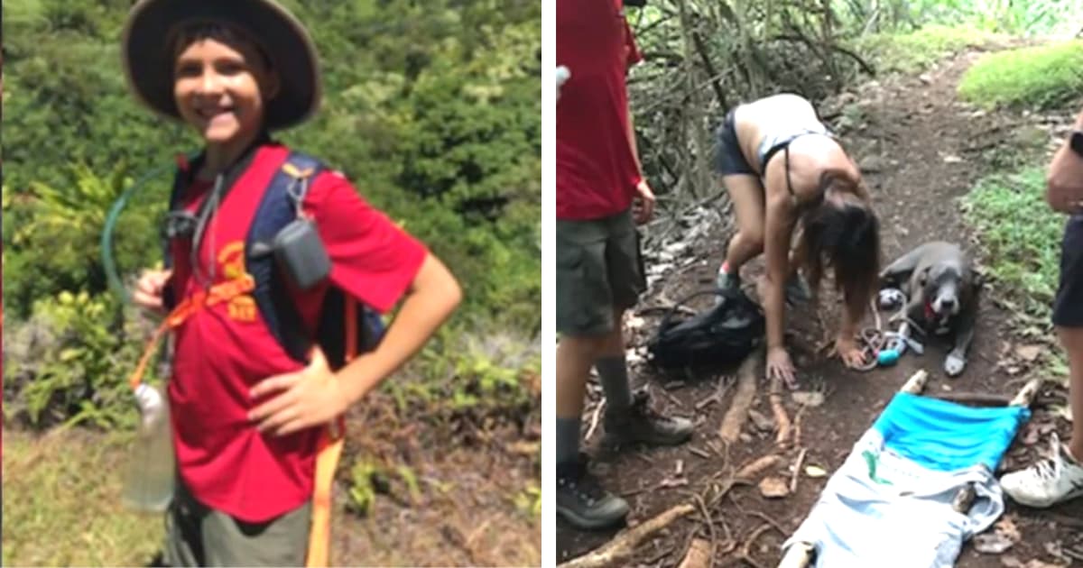 Hawaii boy rescues couple