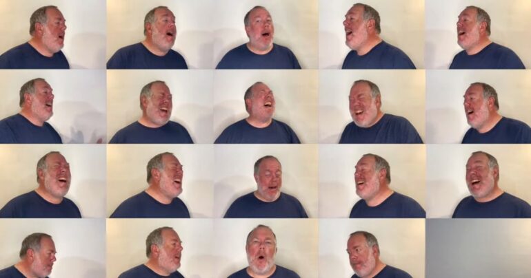 in christ alone one man a cappella