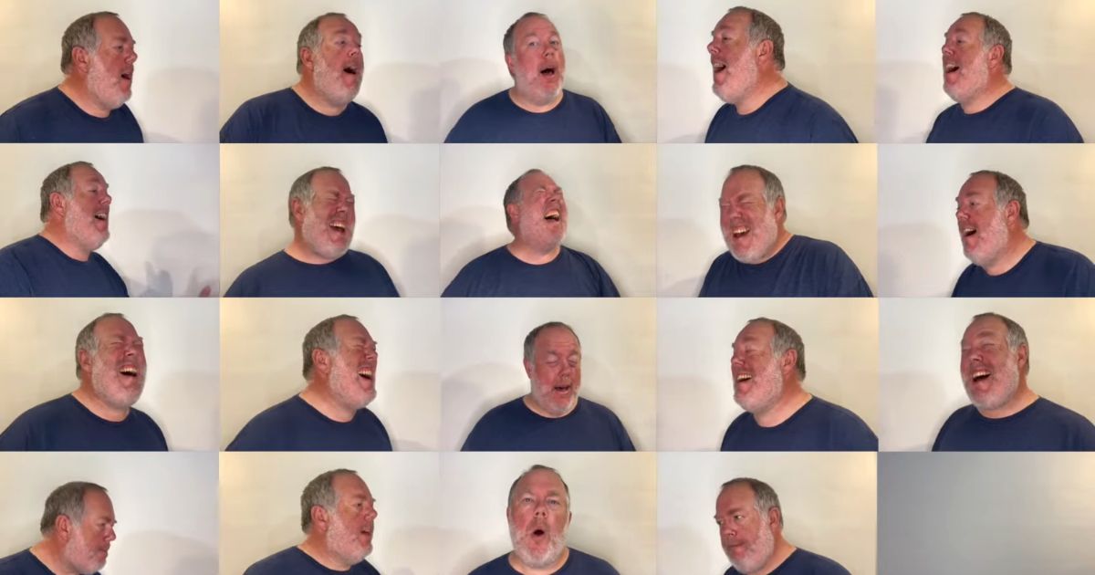 in christ alone one man a cappella