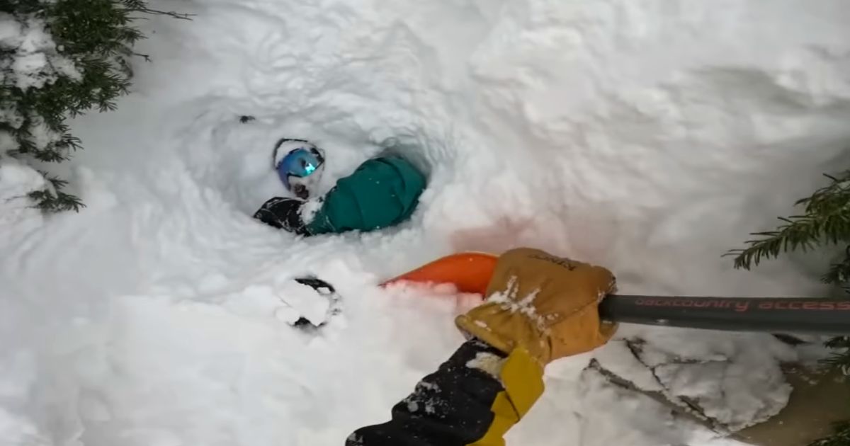 snowboarder rescue