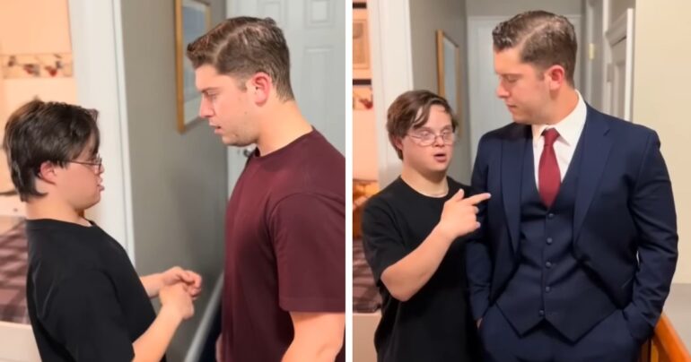 brother with down syndrome tiktok