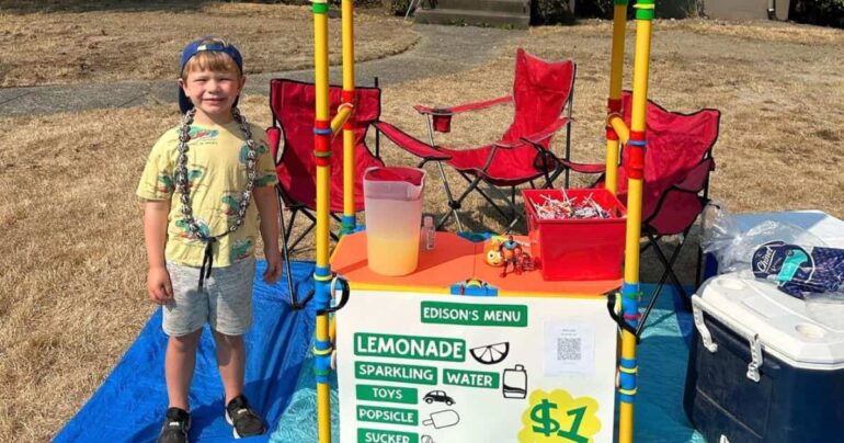 lemonade stand fundraiser maui wildfires