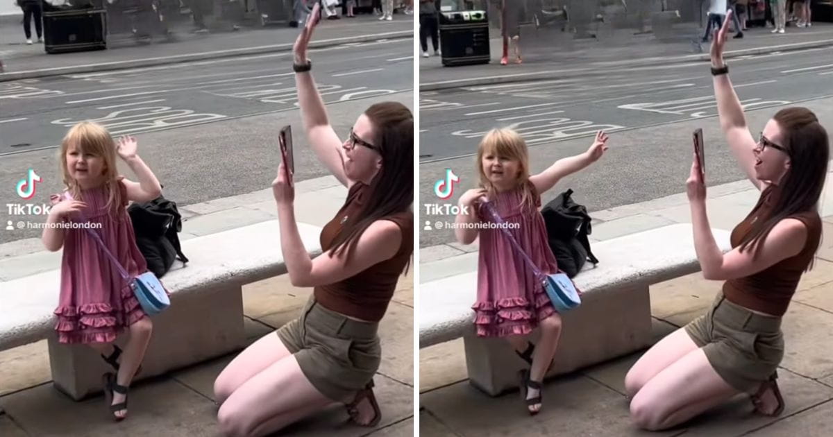 worshipping on street
