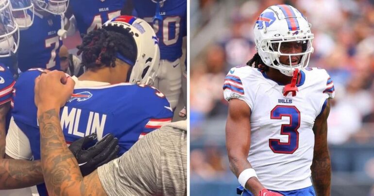 Damar Hamlin returns to field