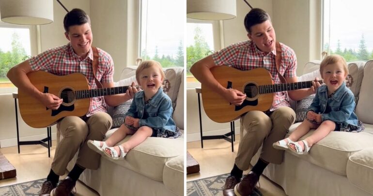 little girl sings Jesus Loves Me