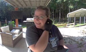 mail carrier saves dog