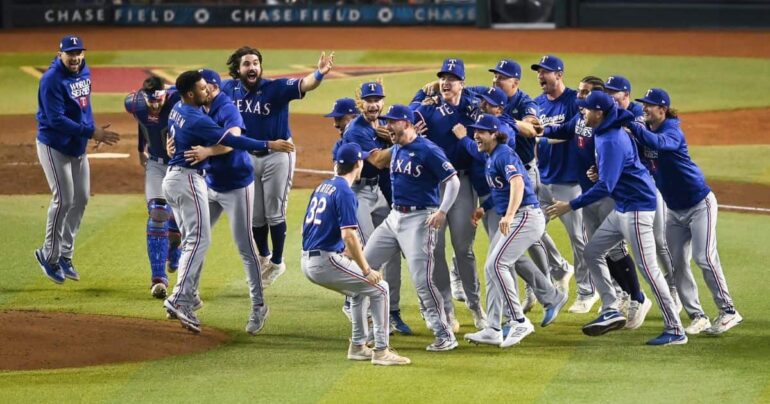 Texas Rangers win world series