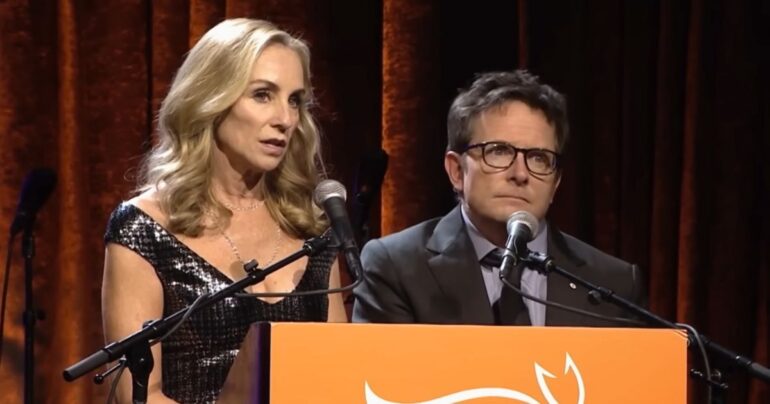 michael j fox marriage