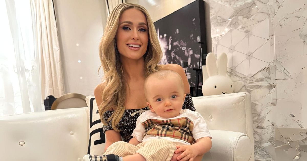 Paris Hilton son big head