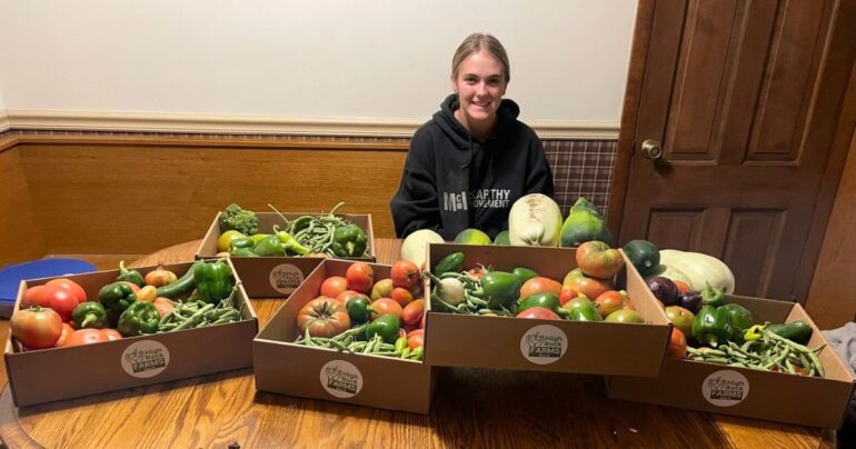 student turned farmer lauren schroeder