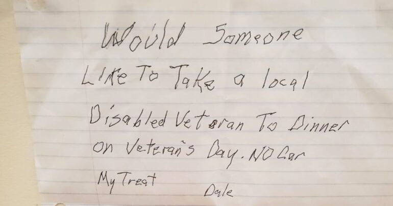 veterans day dinner lyndon dale flowers