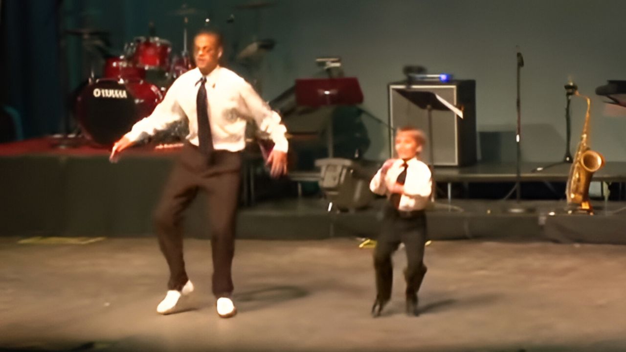 Luke Spring tap dancer