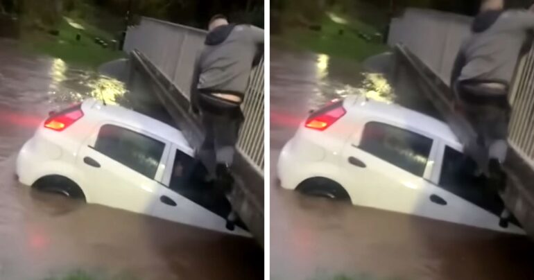sinking car rescue