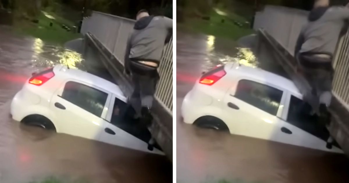 sinking car rescue