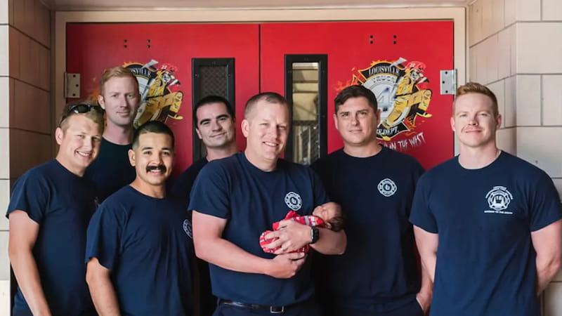 baby left in shoebox at fire station