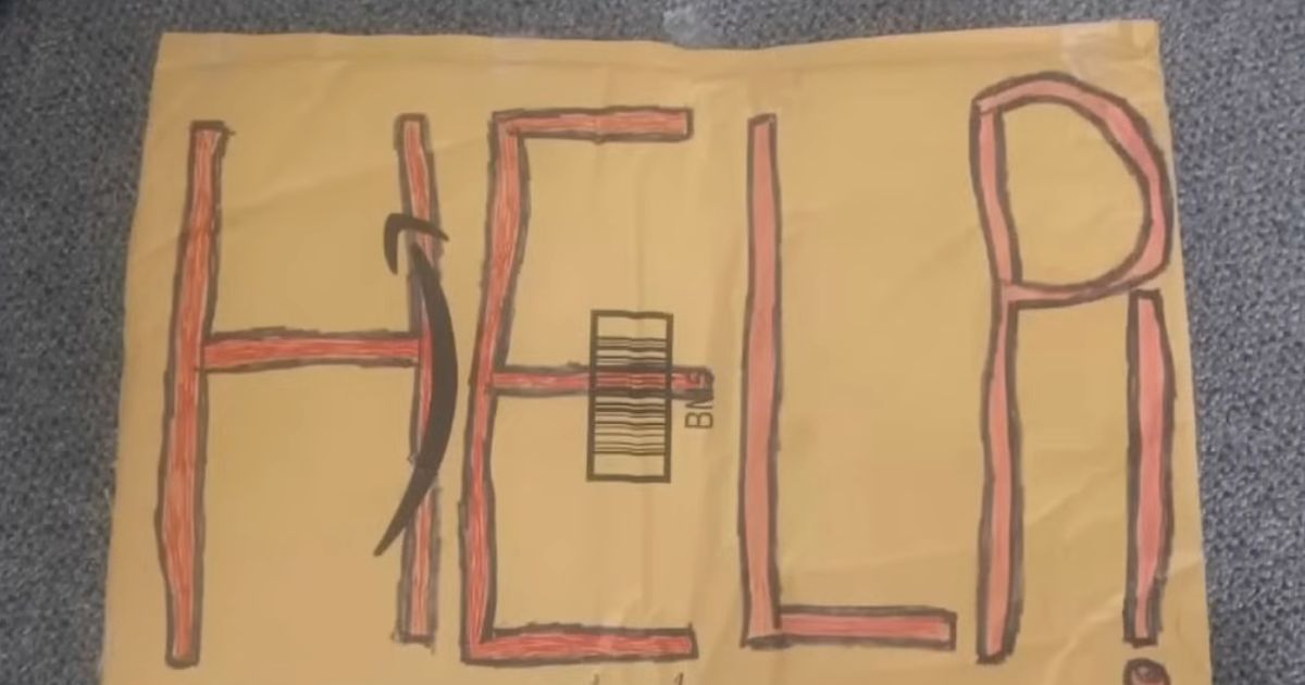 help sign on window