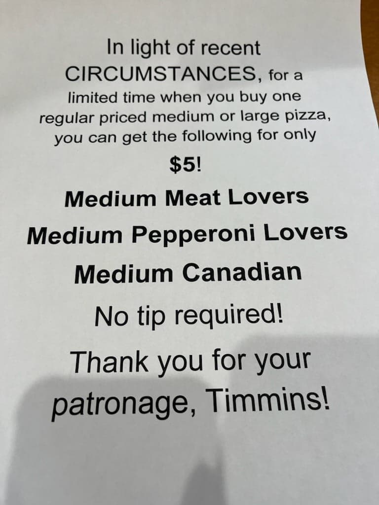 Pizza Hut typo